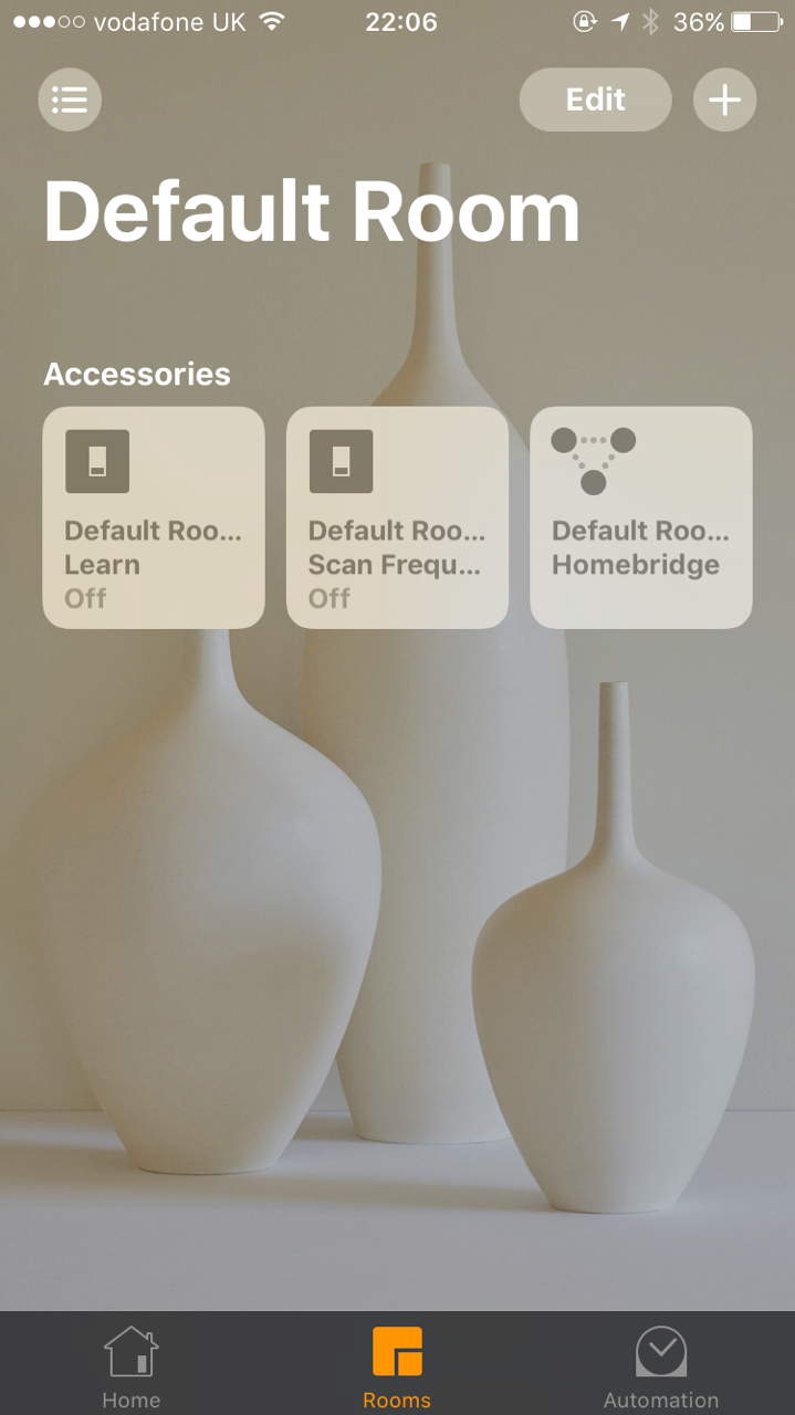 Broadlink buttons in iOS Home.app